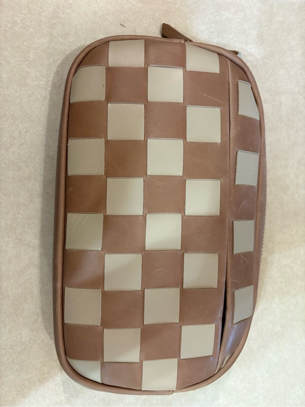 Andar Devin in Crema and Dusk Checkered